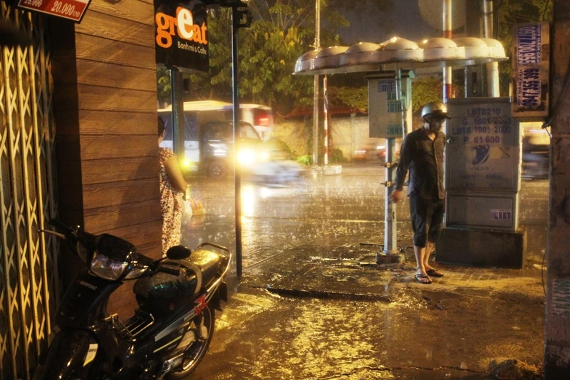 Cơn mưa 'vàng' giải nhiệt cho người dân Sài Gòn ảnh 6 Cơn mưa 'vàng' giải nhiệt cho người dân Sài Gòn ảnh 6